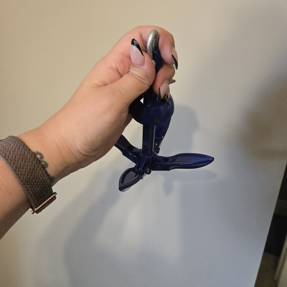 Blue Mini Anchor for Boating Kayak Paddleboarding Boat Tube Raft - Picture 2 of 7